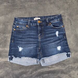 Revelry Kids Blue Denim Shorts, Size 12